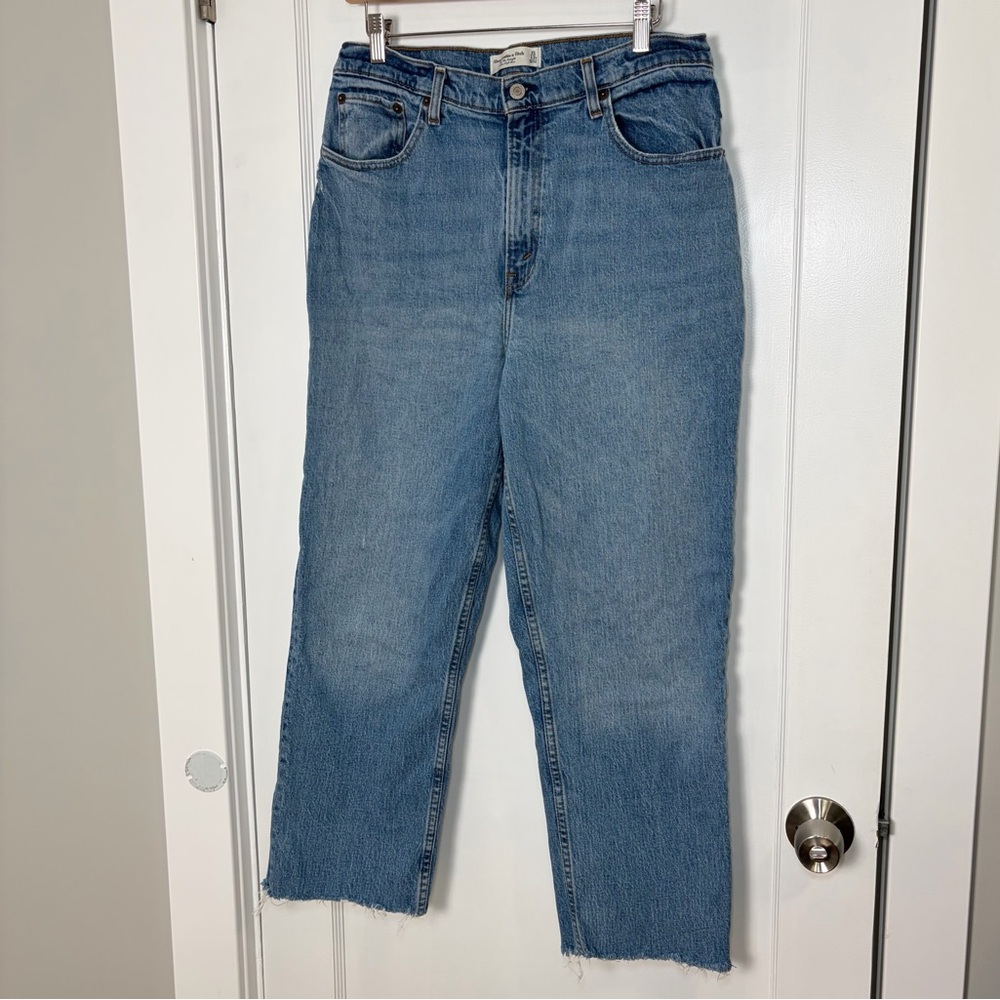 Abercrombie & Fitch 90s Straight Ultra High Rise Jeans Curve Love